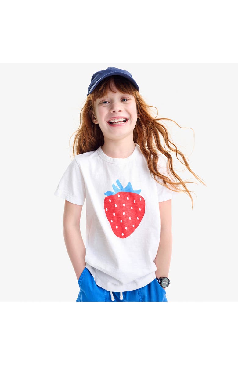 Primary Kids Strawberry Tee, Alternate, color,