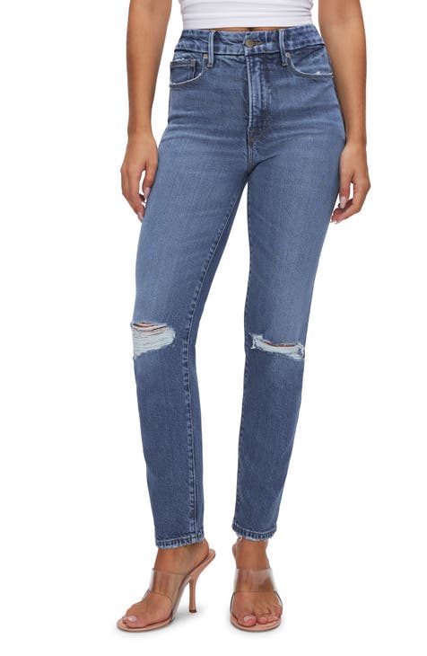 Good Classic Ripped Straight Leg Jeans (Indigo 530) (Regular & Plus)