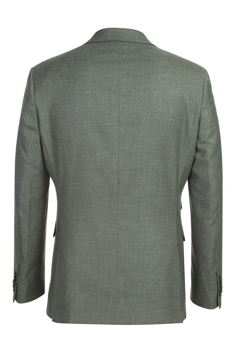Solid Olive Mélange Suit, Alternate, color, OLIVE
