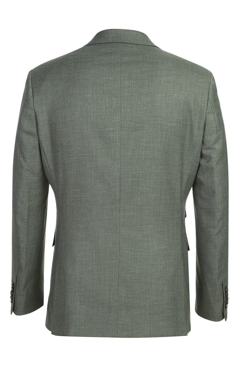 English Laundry Solid Olive Mélange Suit, Alternate, color, Olive