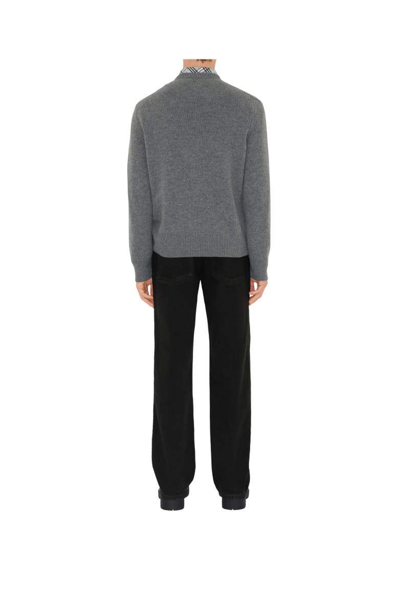 Knight Wool Cashmere Sweater, Alternate, color, Grey