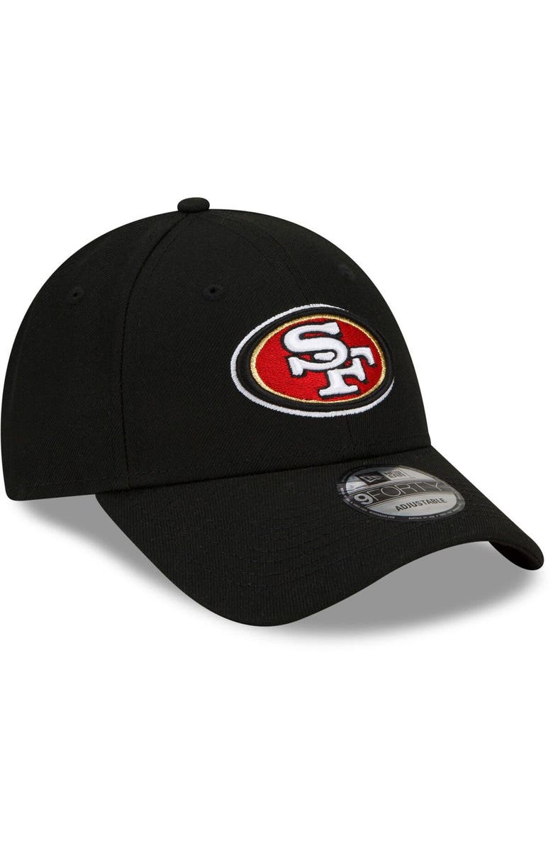 New Era Men's New Era Black San Francisco 49ers Team The League 9FORTY Adjustable Hat, Alternate, color, 