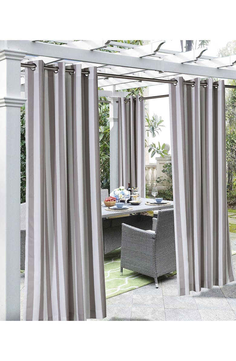 Outdoor Decor by Commonwealth Outdoor Window Panel, Alternate, color, Taupe