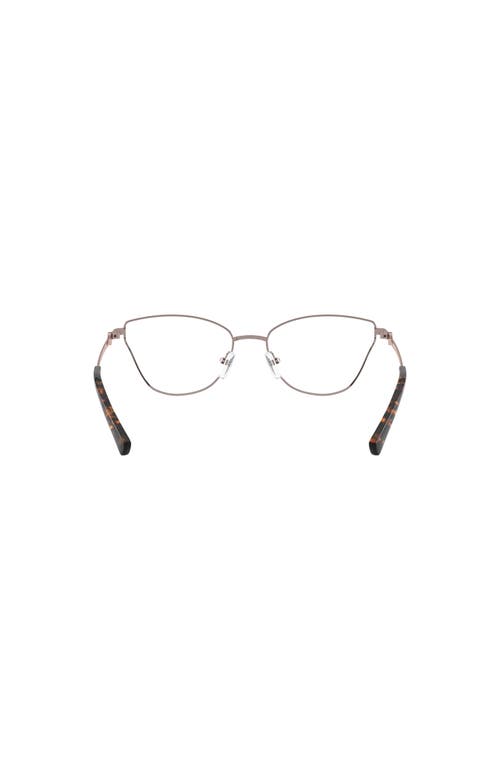 Michael Kors 56mm Cat Eye Optical Glasses In Gold