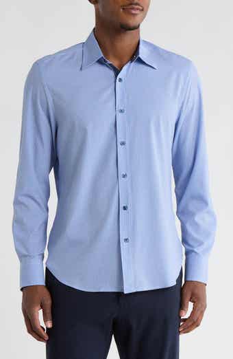 CONSTRUCT Cross Geo Print Stretch Dress Shirt