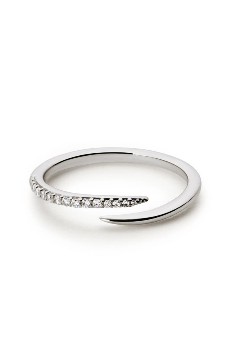 Ana Luisa Bypass Ring - Oren Silver, Main, color, Silver