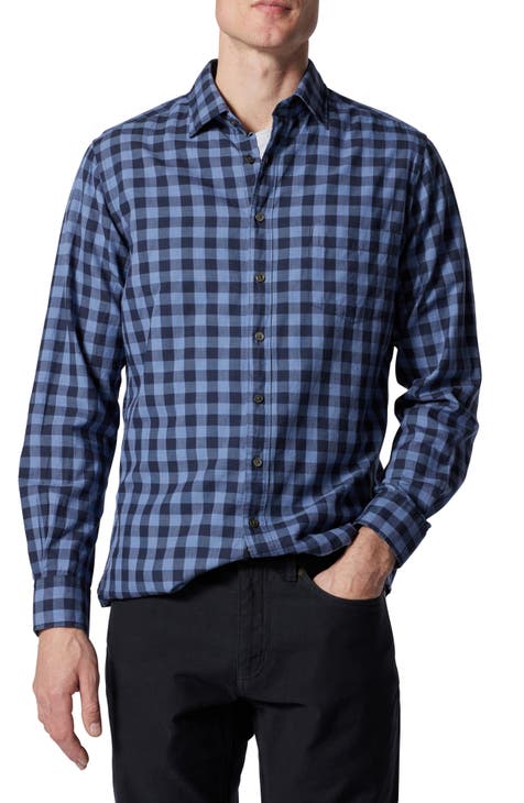 Nixon Park Sports Fit Check Button-Up Oxford Shirt