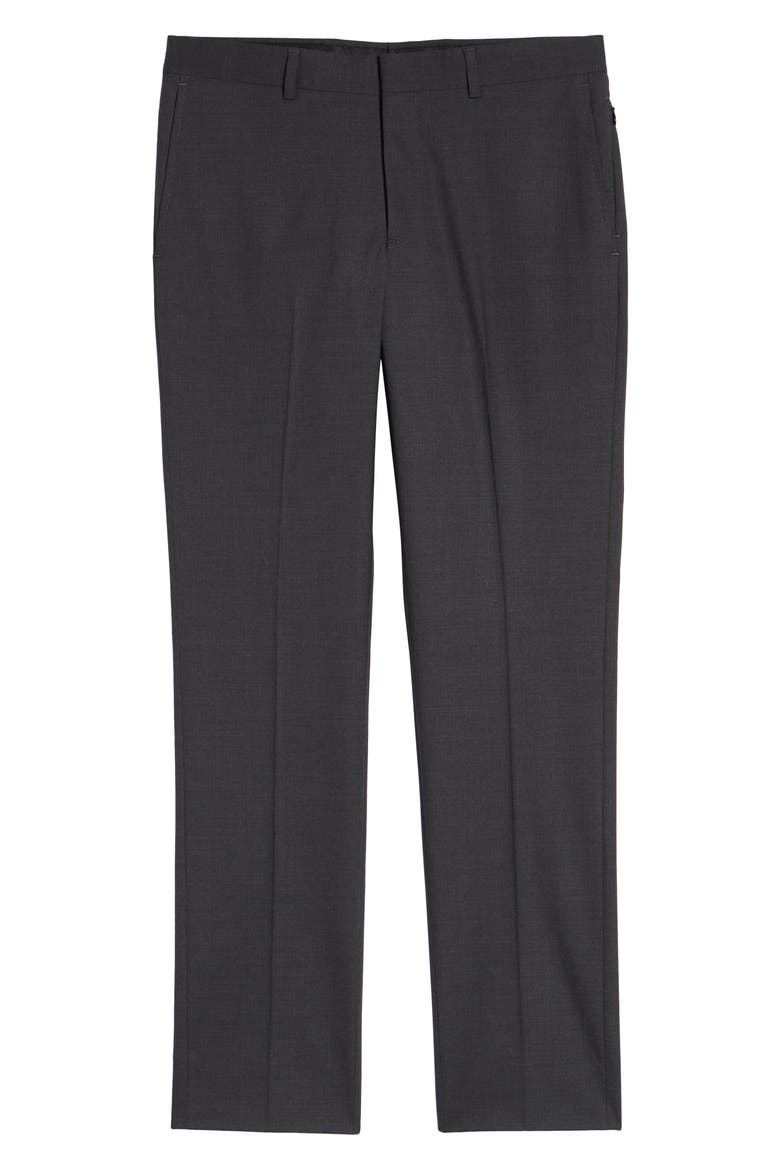 Tech-Smart Slim Fit Stretch Wool Dress Pants, Alternate, color, CHARCOAL