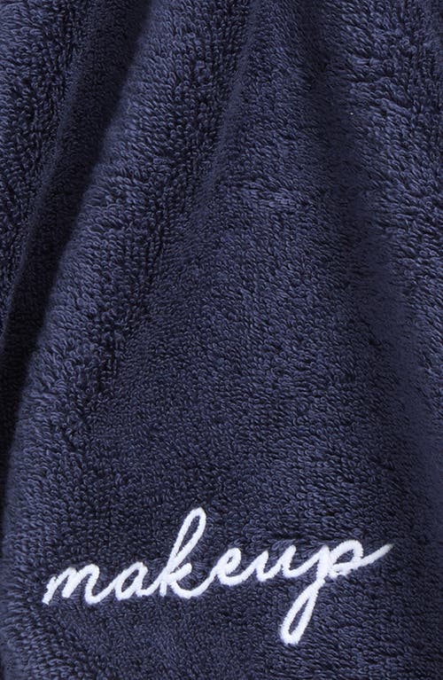 Weezie 2-pack Organic Cotton Terry Makeup Towels In Blue