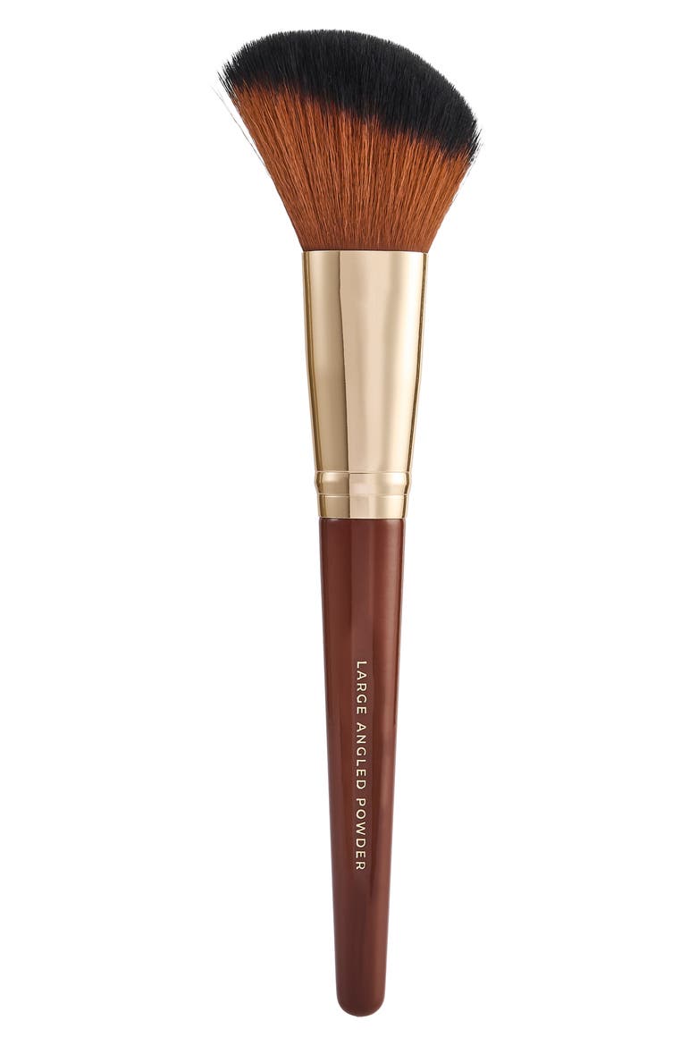 Pantherine Large Angled Powder Brush, Alternate, color, BROWN