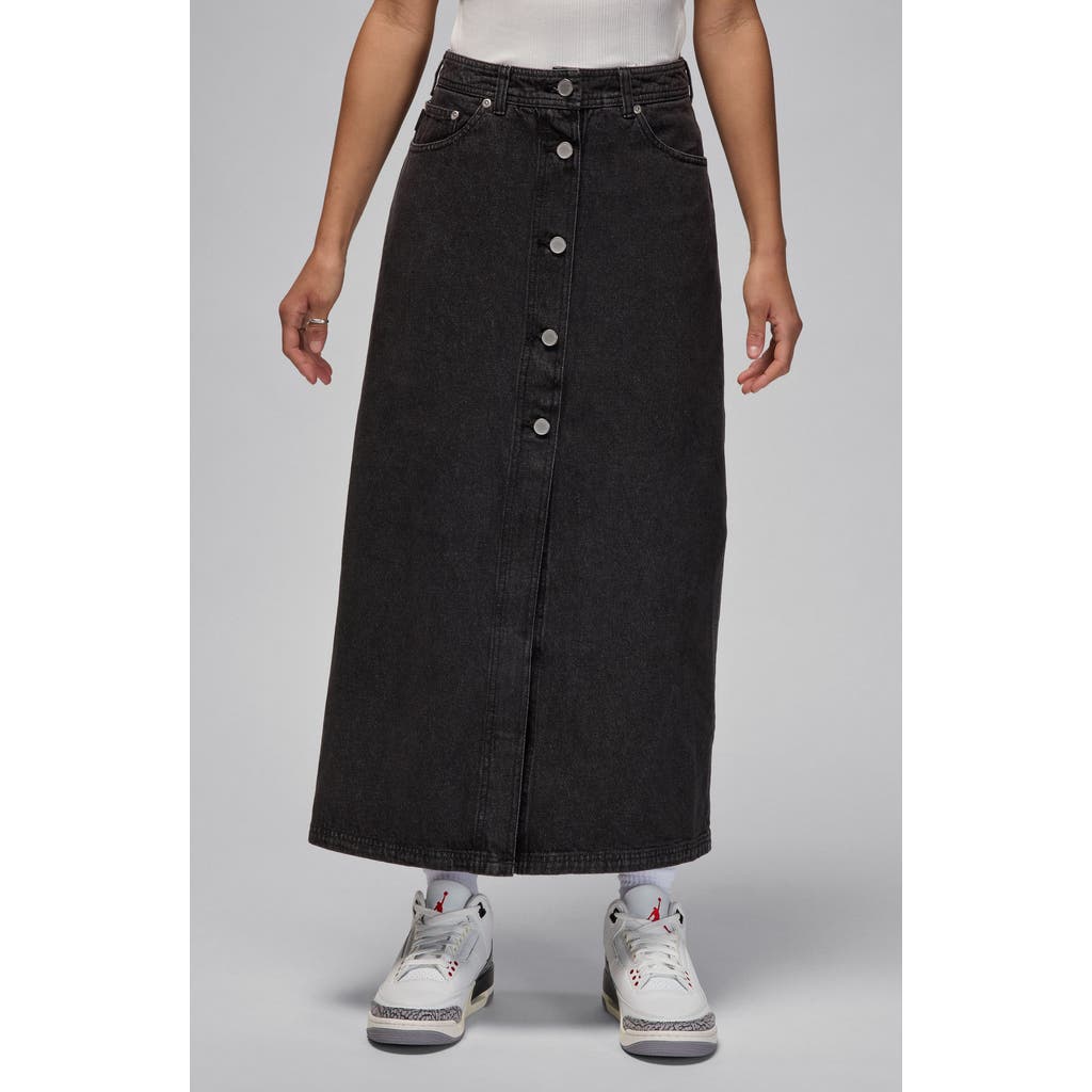 JORDAN AIR JORDAN DENIM MAXI SKIRT