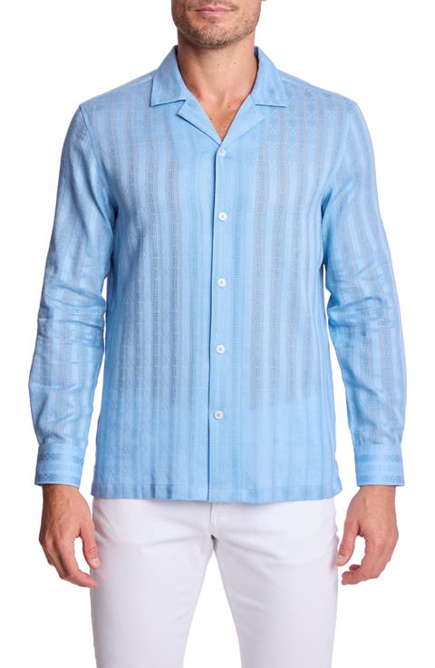 Parker Trim Fit Cotton Button-Up Shirt