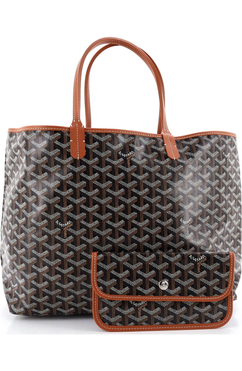 Pre-Owned Goyard Saint Louis Tote Coated Canvas PM, Alternate, color, Brown
