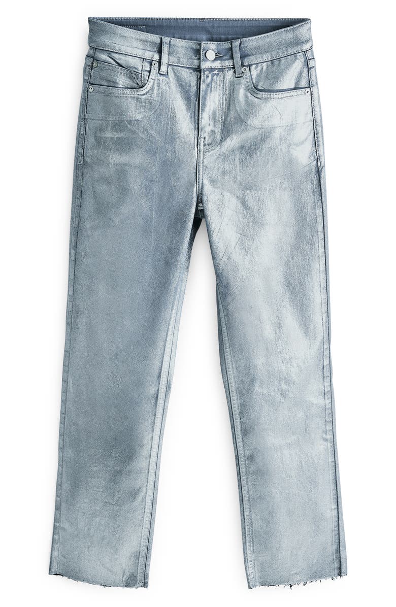 OWN Raw Hem Straight Leg Jeans, Main, color, 