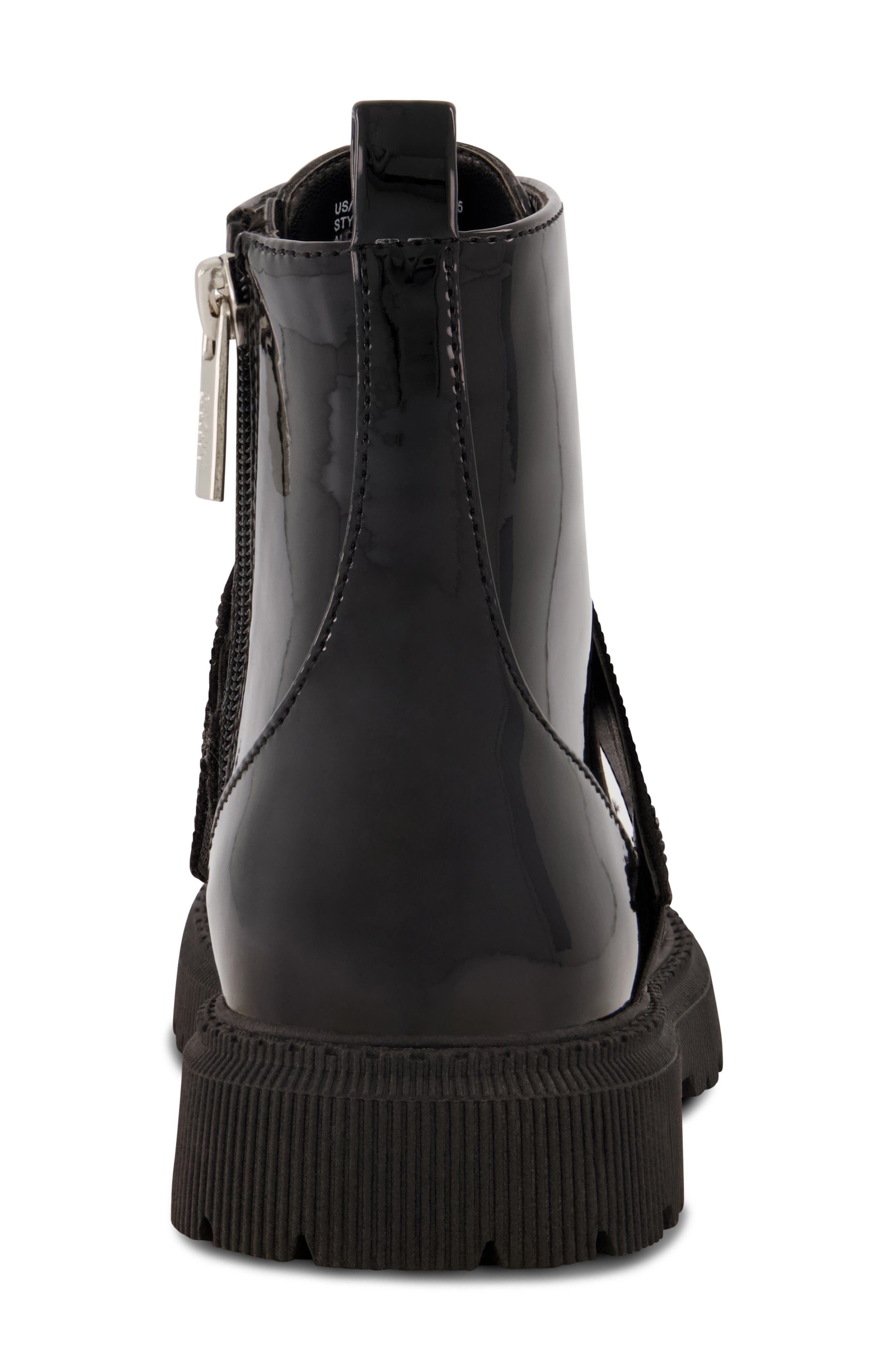 DKNY Kids' Ava Roma Combat Boot, Alternate, color, Black