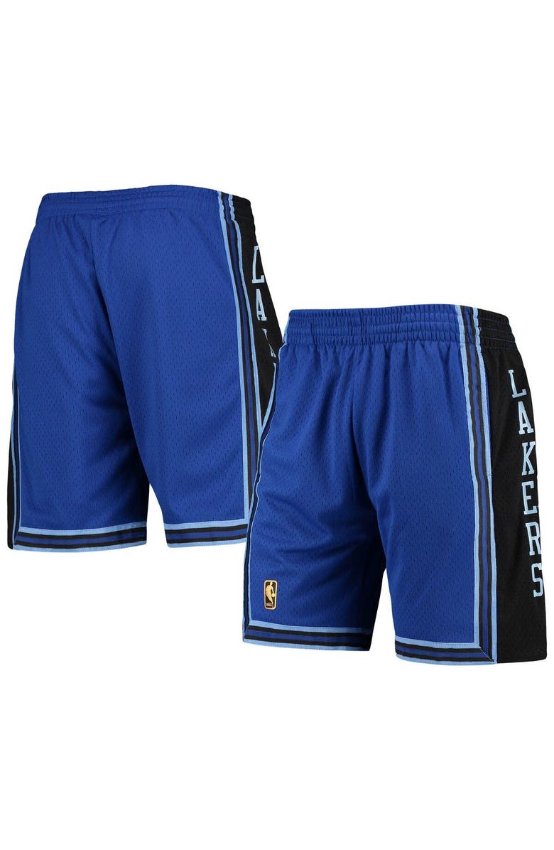 Mitchell & Ness Men's Mitchell & Ness Royal Los Angeles Lakers Hardwood Classics Reload Swingman Shorts, Alternate, color,