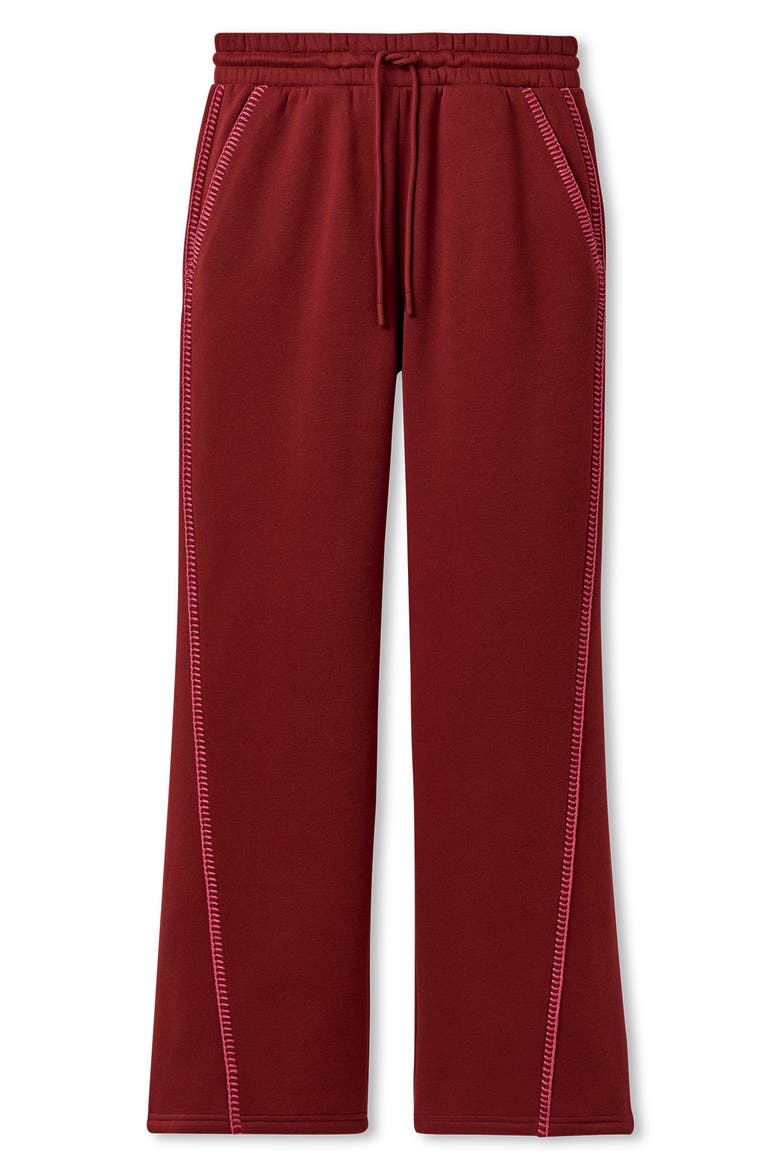 Classic Straight Leg Pants, Main, color, COFFEE BERRY