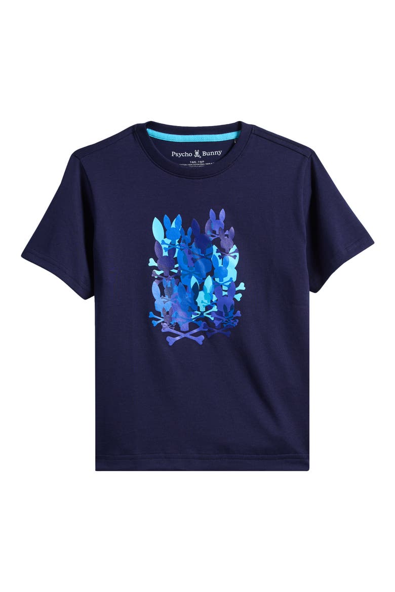 Kids' Tanner Pima Cotton Graphic T-Shirt, Main, color, EVENING BLUE