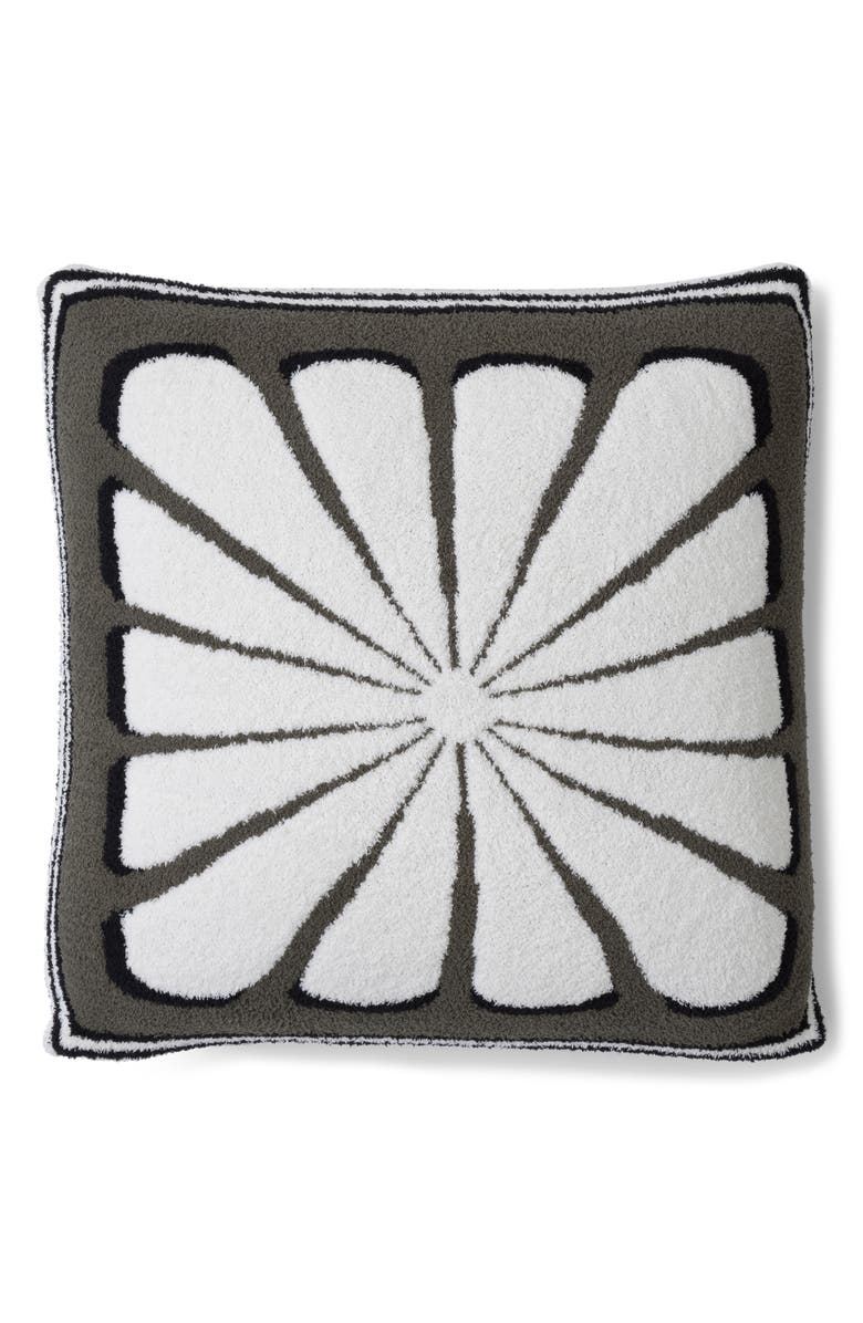 Barefoot Dreams<sup>®</sup> Floral Sunburst CozyChic<sup>®</sup> Accent Pillow, Main, color, Khaki Green Multi