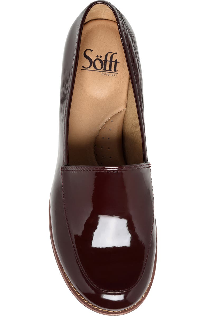 Söfft Napoli Loafer, Alternate, color, Burgundy