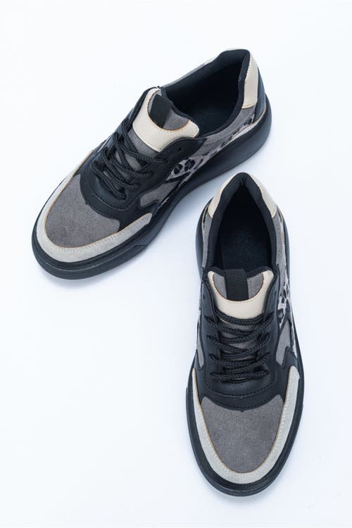 Forever & Always Shoes Ida Platform Fashion Sneakers In Black