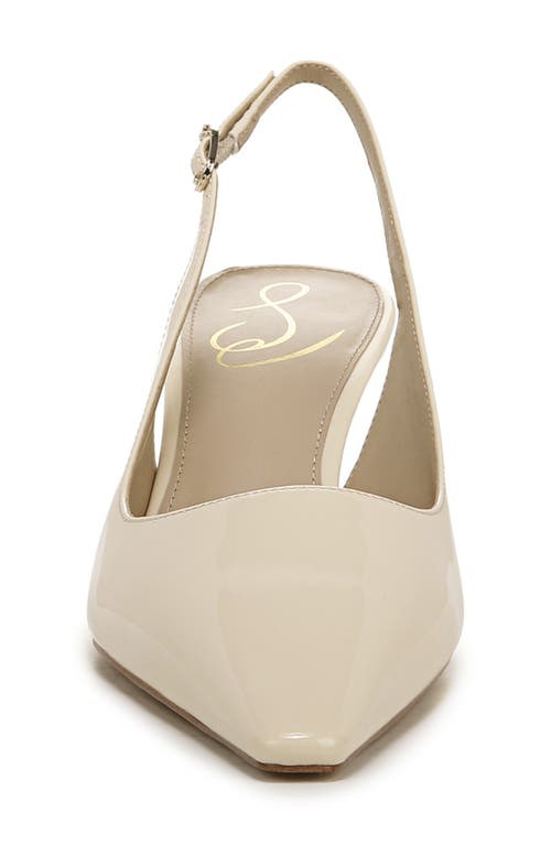Shop Sam Edelman Bianka Slingback Pump In Modern Ivory