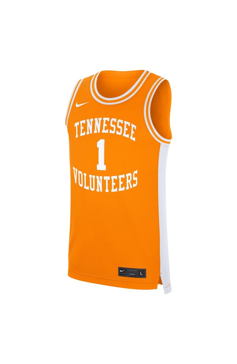 Nike Men's Nike #1 Tennessee Orange Tennessee Volunteers Road Replica Jersey, Alternate, color, Tennessee Orange