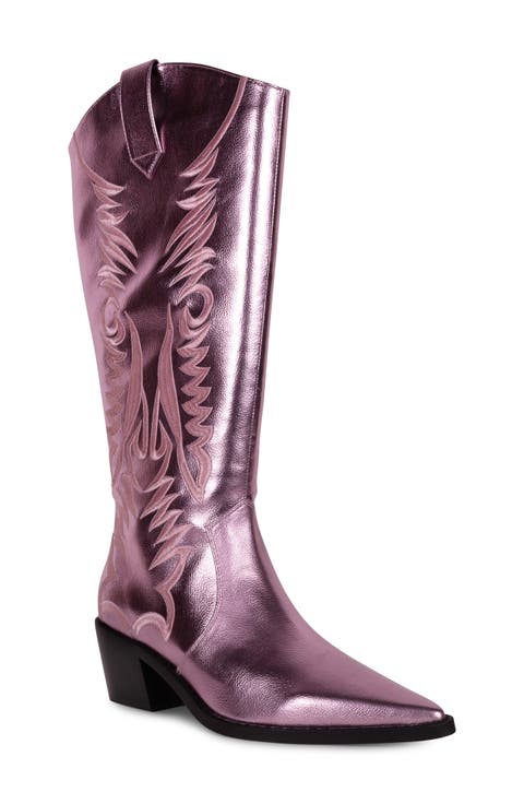 Gigi Faux Leather Western Boot