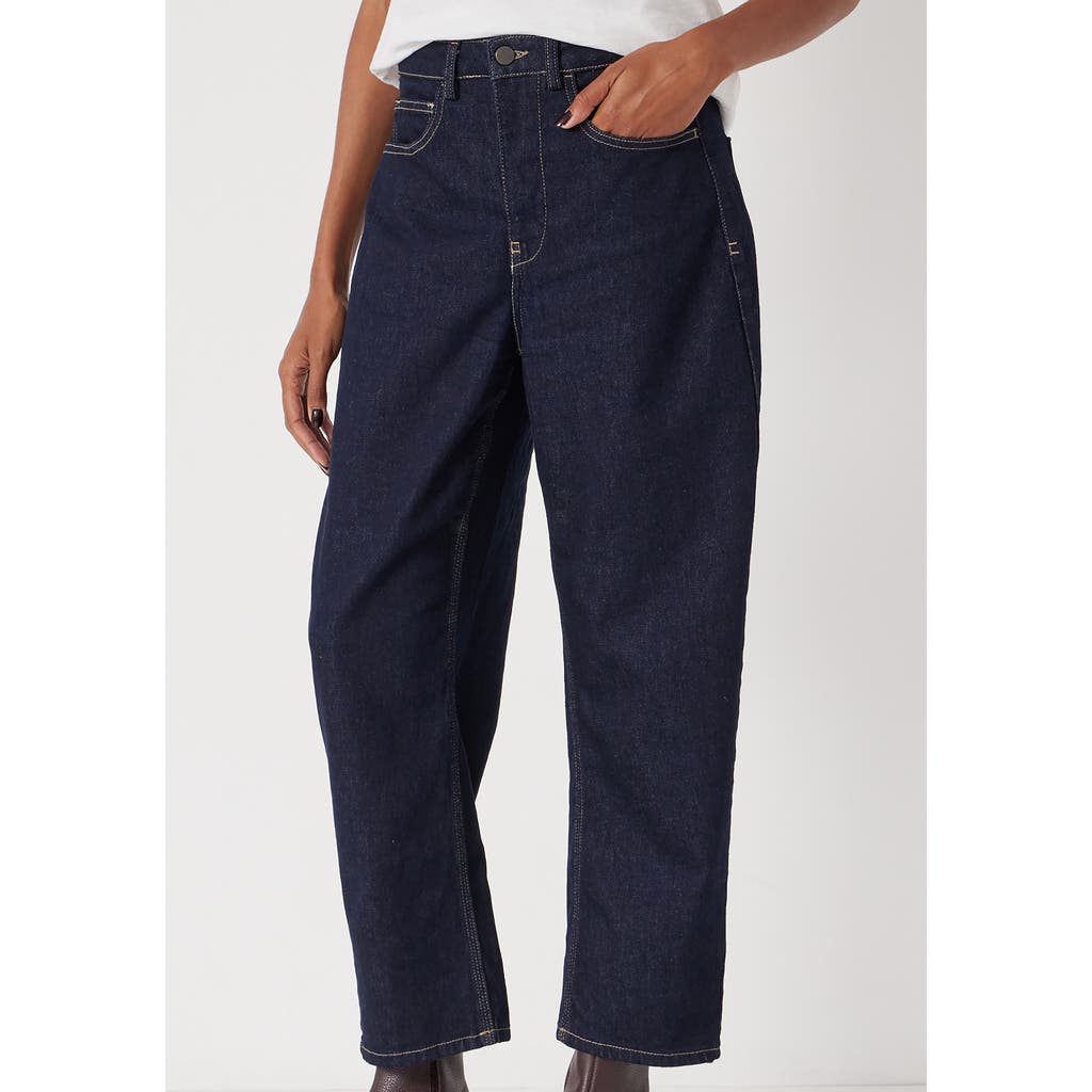 Hush Cordelia Barrel Leg Jeans In Blue