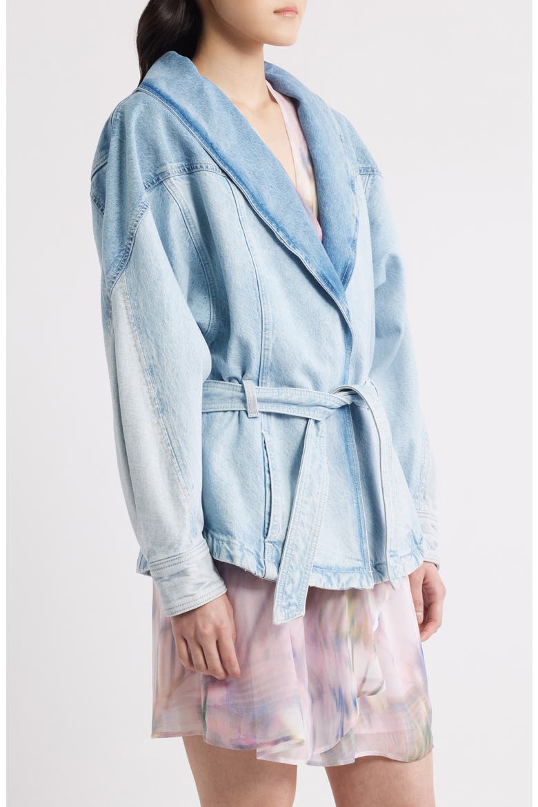 Paneled Denim Jacket, Alternate, color, BT BU