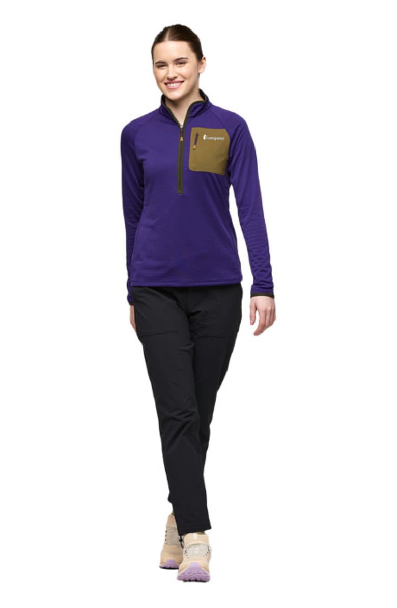 Cotopaxi-Amigos-24 Otero Fleece Half-Zip Pullover - Women's, Main, color, Black Violet
