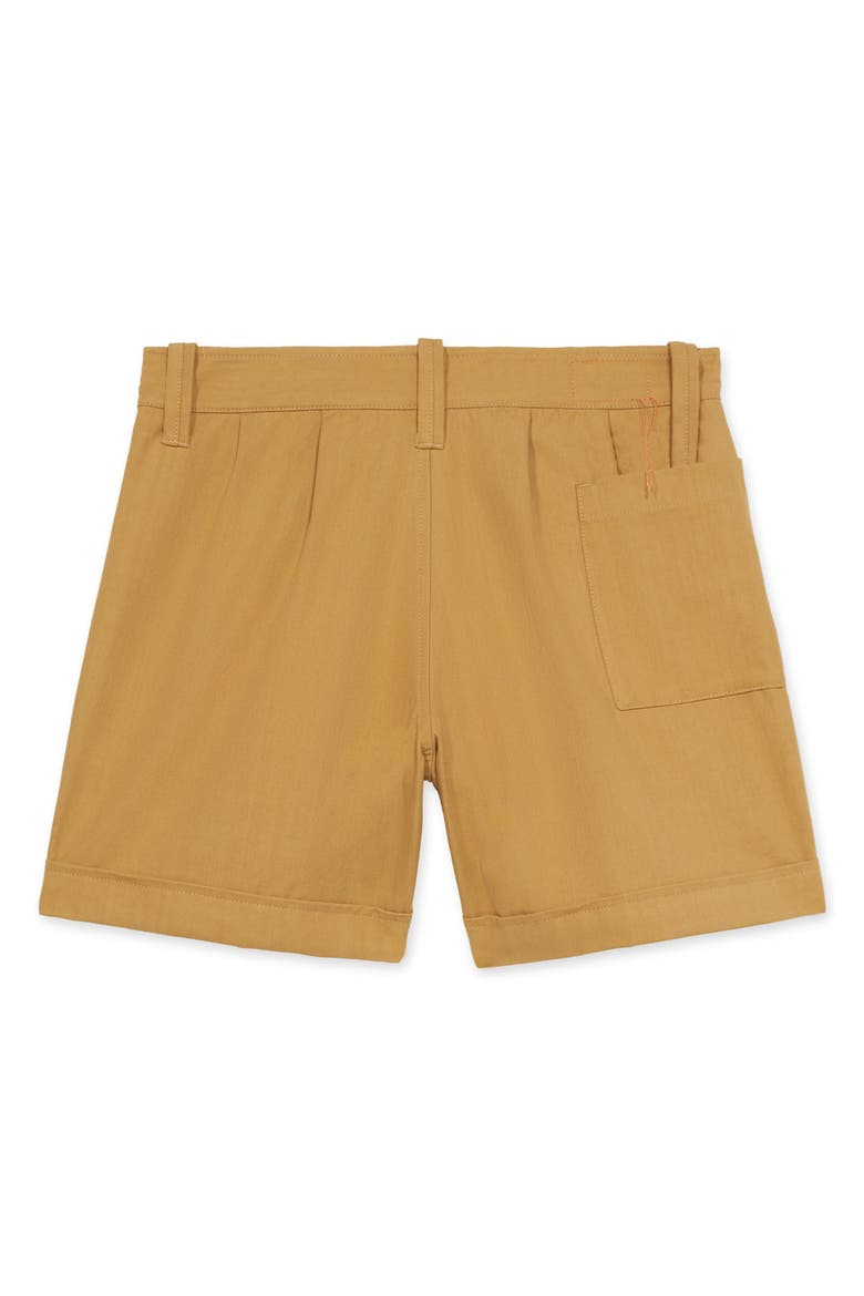 Cotton Twill Shorts, Alternate, color, Camel