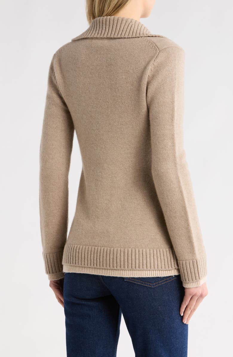 rag & bone Danica Wool & Cashmere Cardigan, Alternate, color, Oatmeal