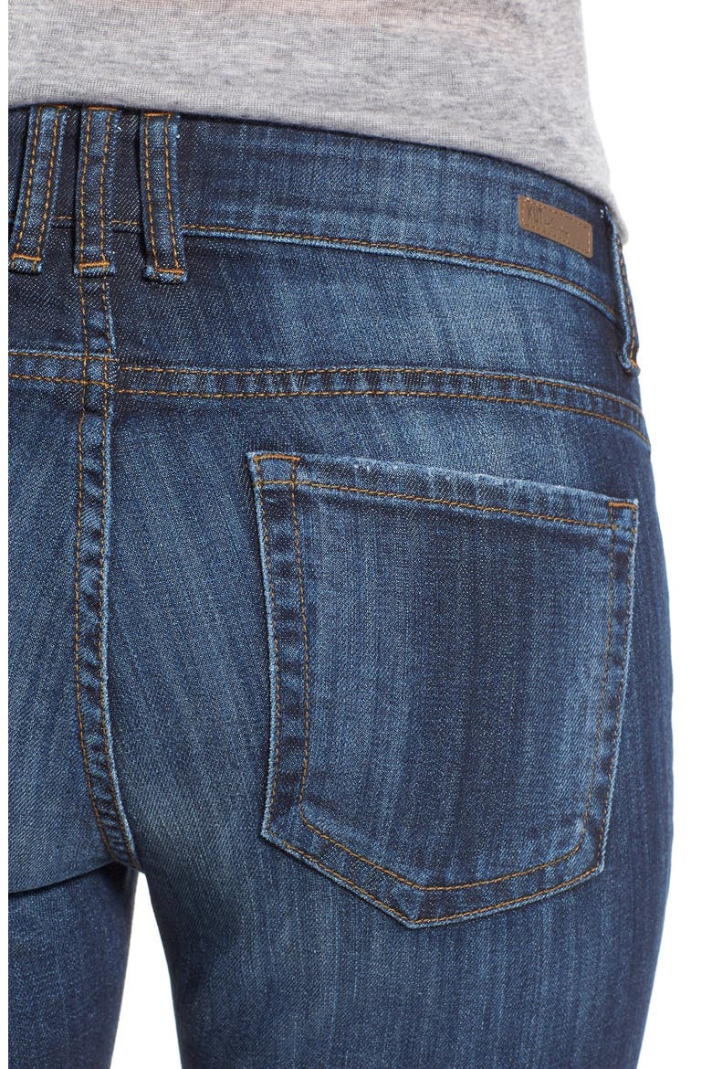 'Catherine' Stretch Boyfriend Jeans, Alternate, color, GOAL