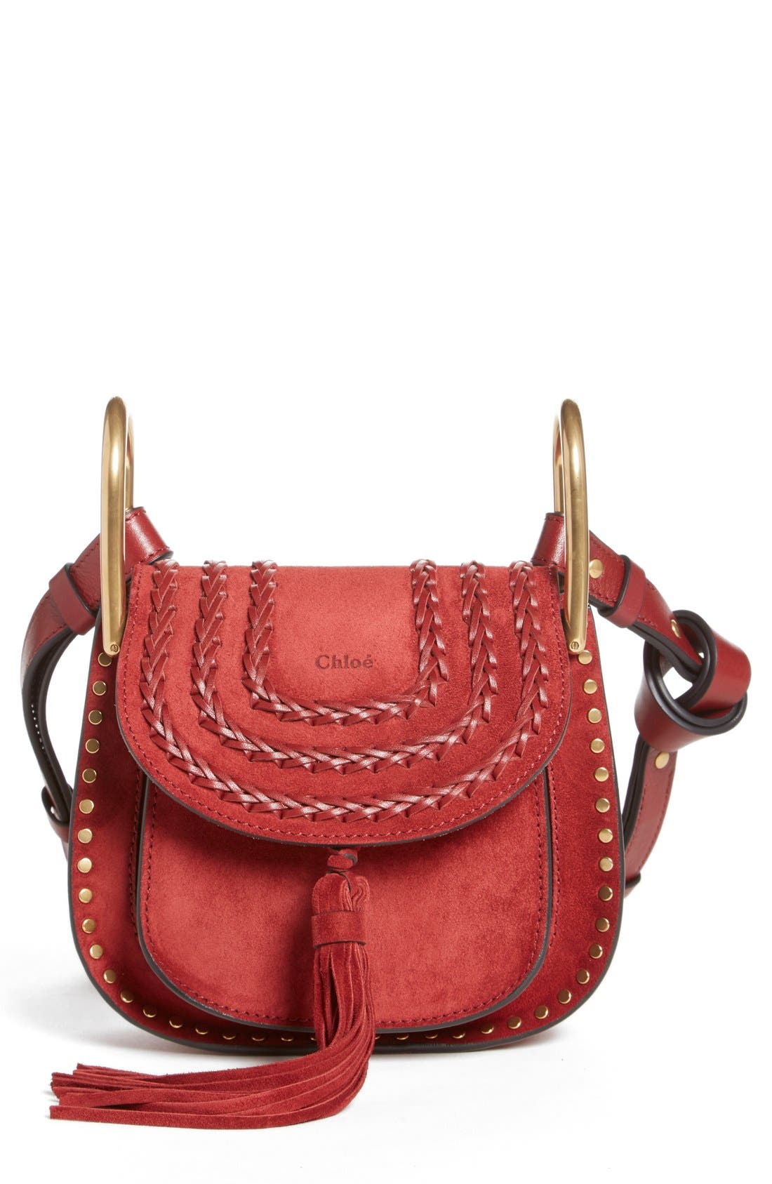 Chloé 'Mini Hudson' Crossbody Bag, Main, color, 