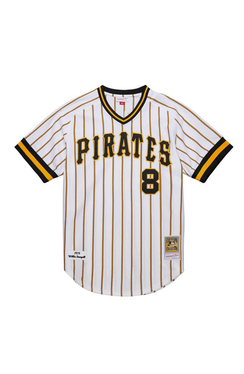 Mitchell & Ness Men's Mitchell & Ness Willie Stargell White Pittsburgh Pirates Cooperstown Collection 1979 Authentic Jersey, Alternate, color, White