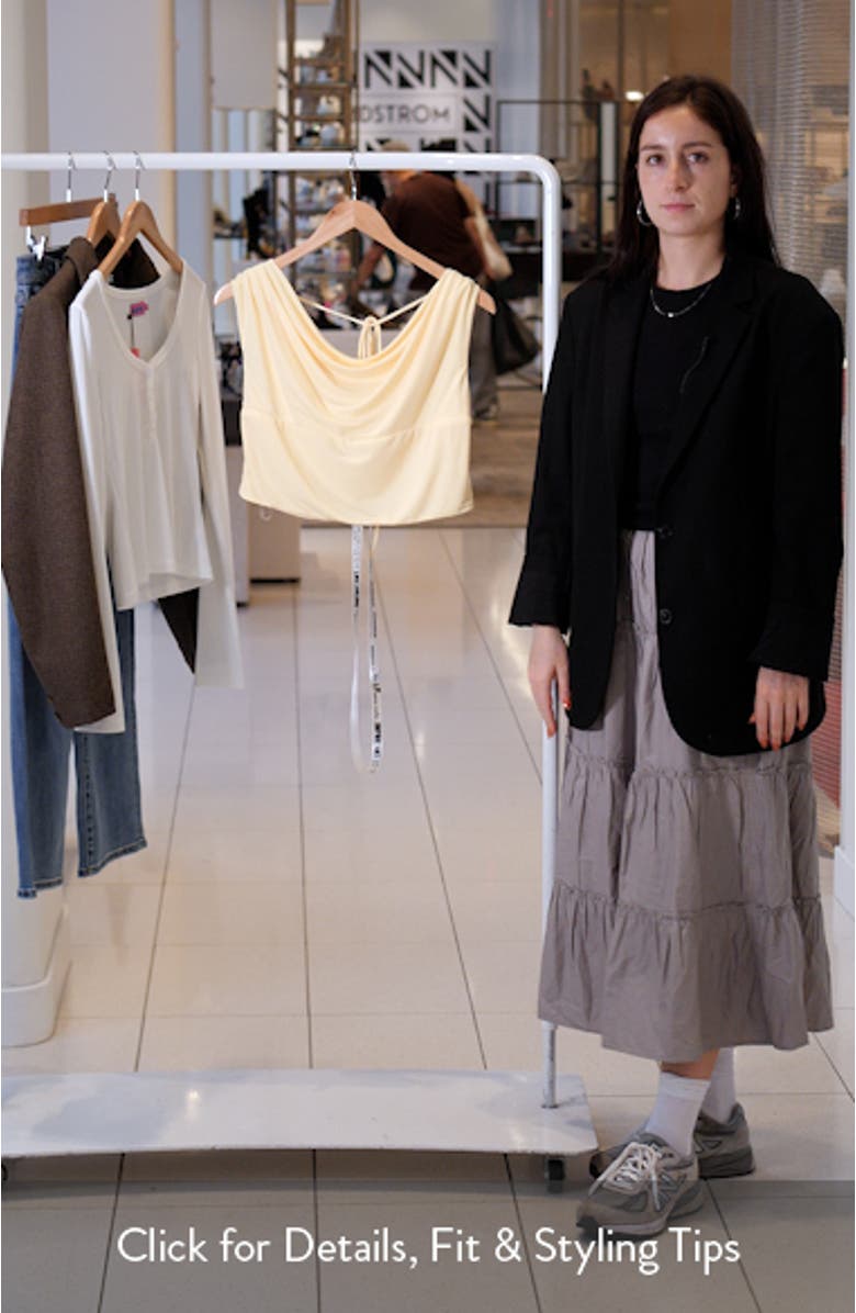 One-Shoulder Crop Top, sales video thumbnail