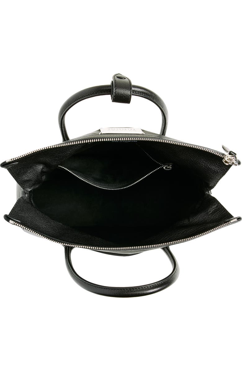 Maison Margiela Medium 5AC East/West Top Handle Bag, Alternate, color, Black