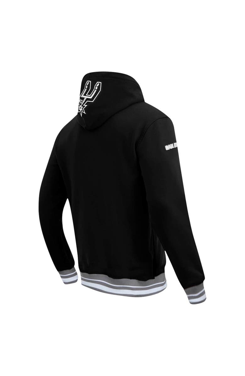 PRO STANDARD Men's Pro Standard Black San Antonio Spurs Area Code Pullover Hoodie, Alternate, color, Black