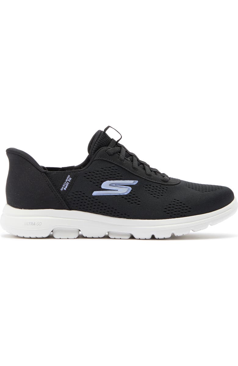 SKECHERS Swift-Fit Go Walk 5 Sneaker, Alternate, color, Black