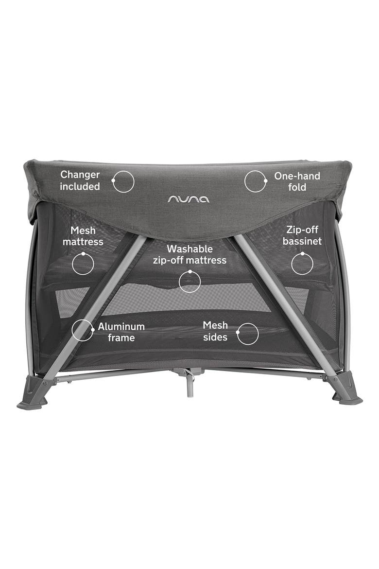 SENA® Aire Playard & Travel Crib, Alternate, color, GRANITE