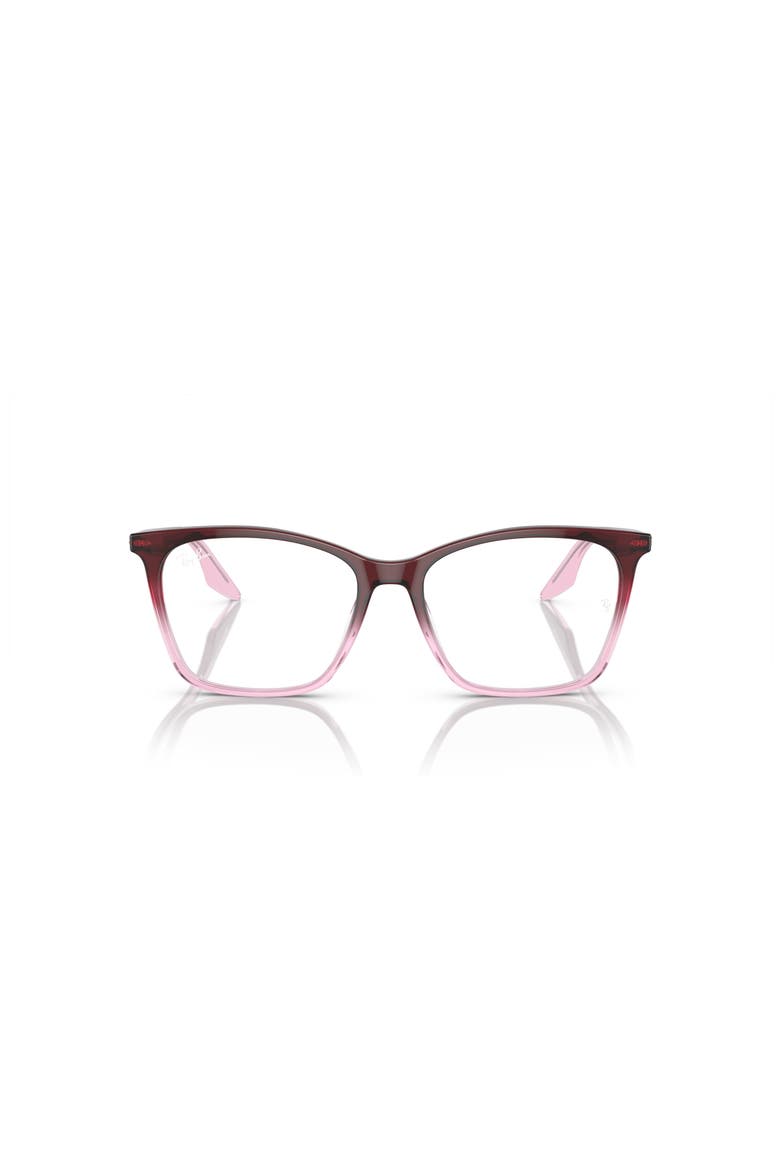 52mm Cat Eye optical glasses, Alternate, color, Red