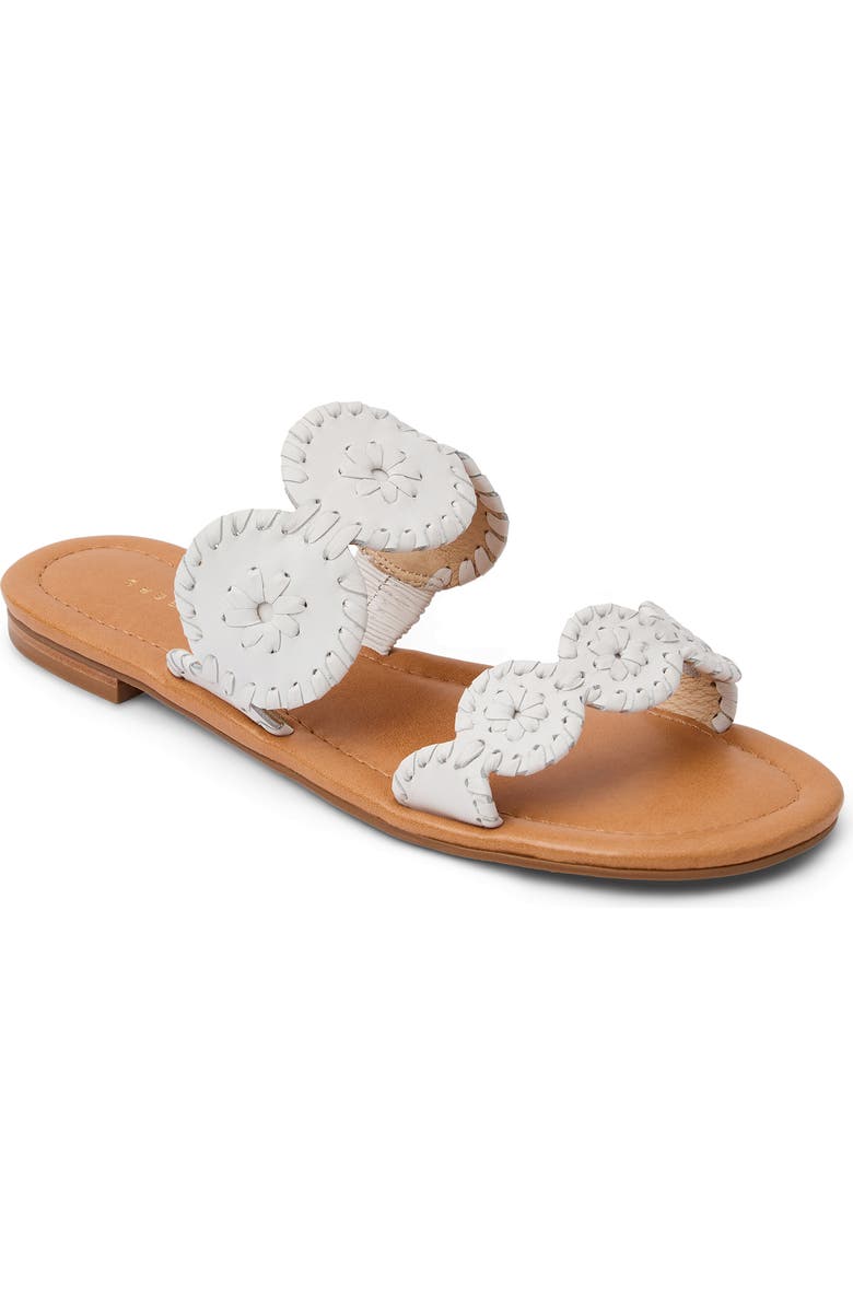 Jack Rogers Lauren II Sandal, Main, color, White