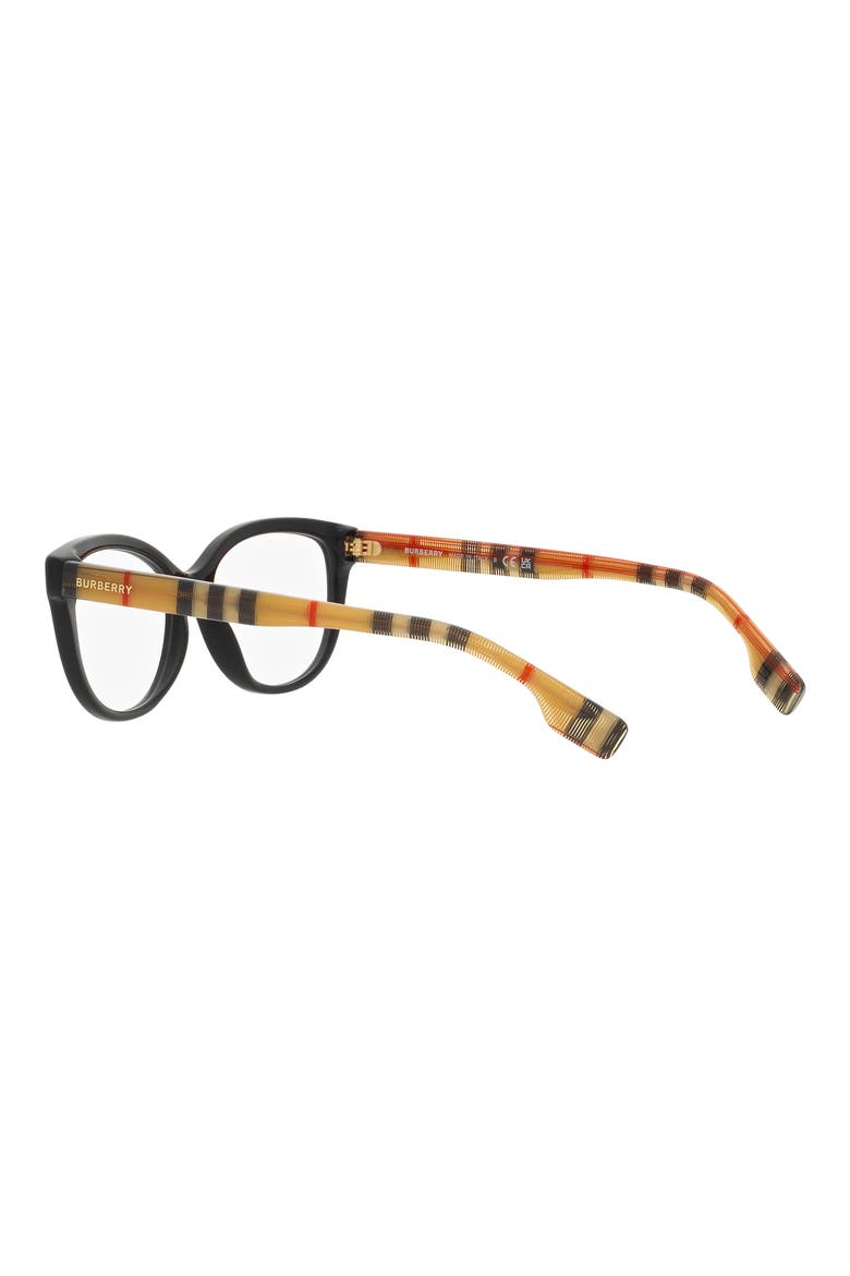 Esme 54mm Square Optical Glasses, Alternate, color, MATTE BLACK