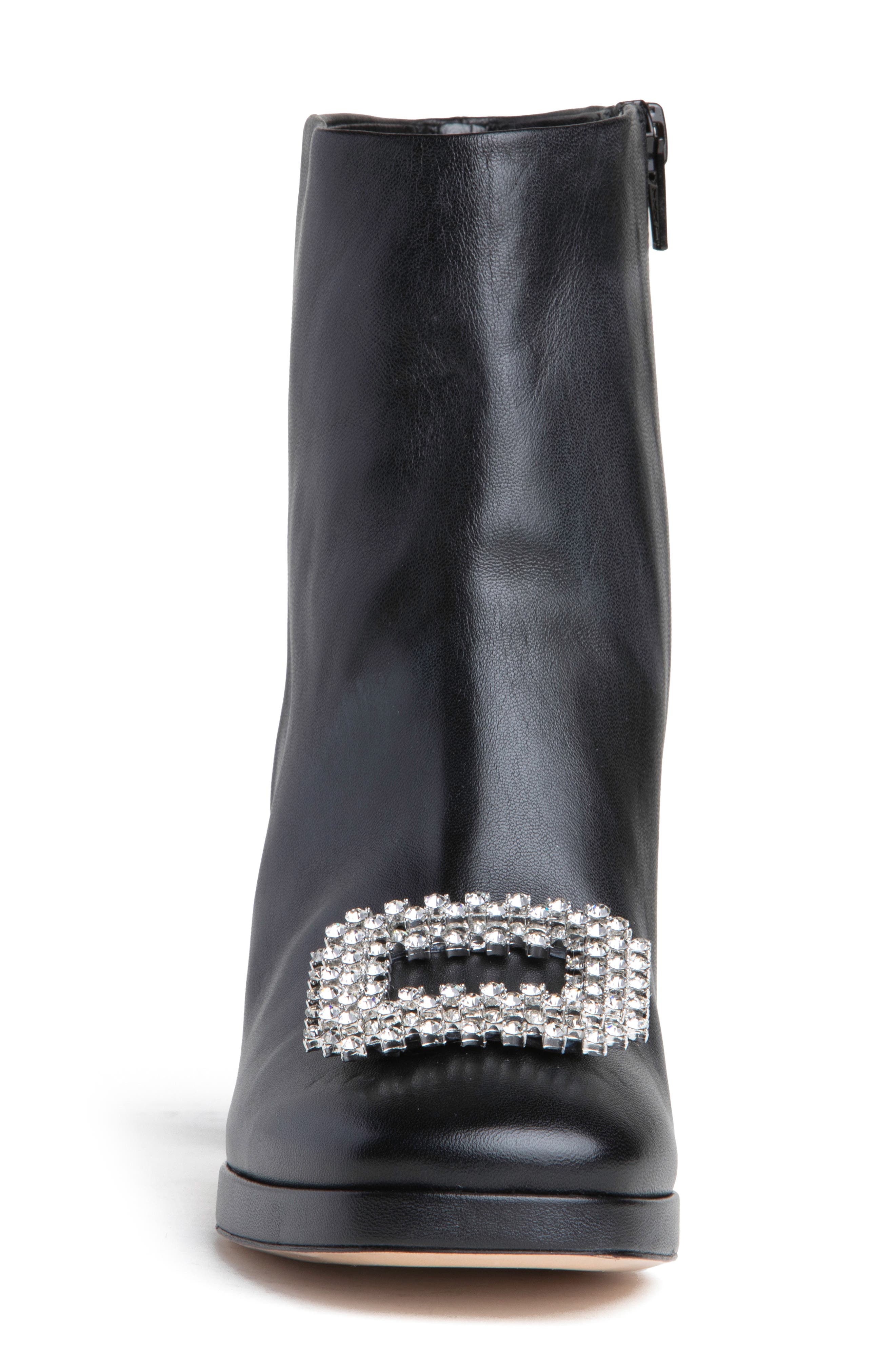 BEAUTIISOLES Scarlet Platform Bootie, Alternate, color, Black