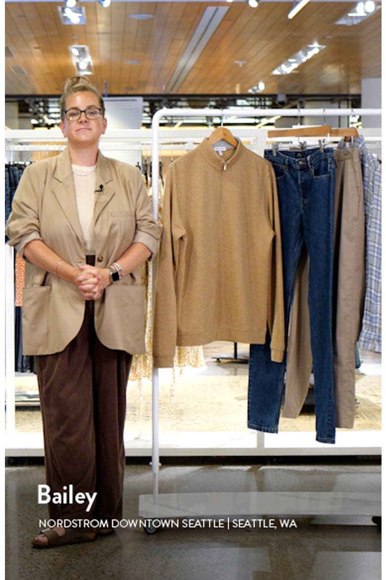 Comfort Interlock Quarter Zip Pullover video