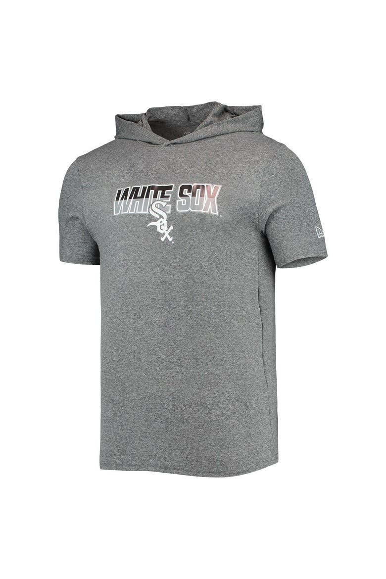 Men's New Era Heathered Gray Chicago White Sox Hoodie T-Shirt, Alternate, color, Heather Gray