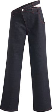 Jendue Davidson Asymmetric Belt Pants