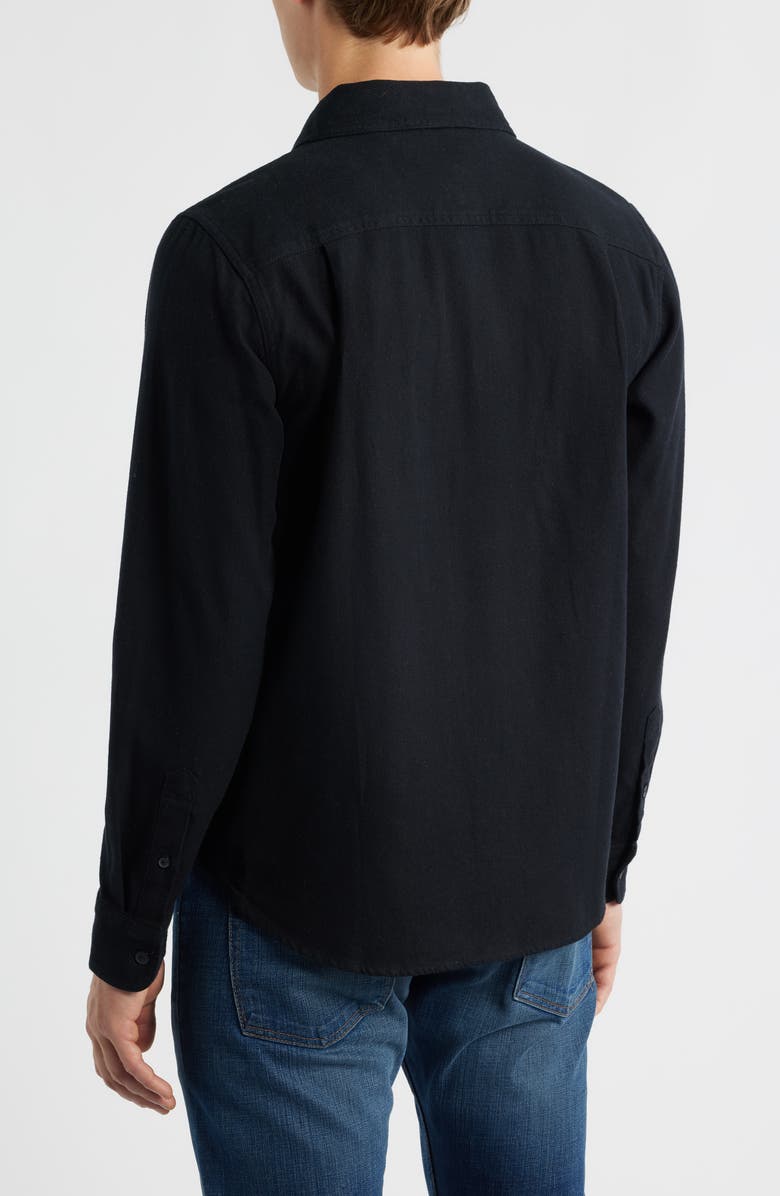 DARK SEAS Bergstrom Cotton Button-Up Shirt, Alternate, color, Black