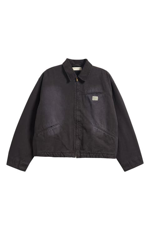 Cotton Canvas Utility Jacket